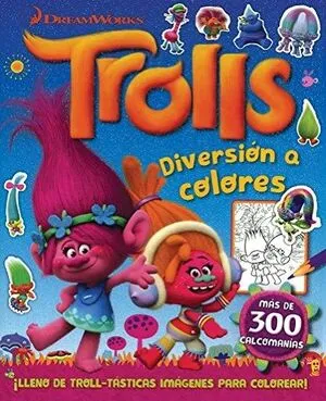 Portada de Trolls diversión a colores