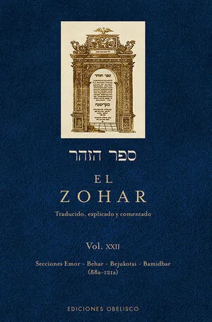 Portada de El zohar (vol. 22)