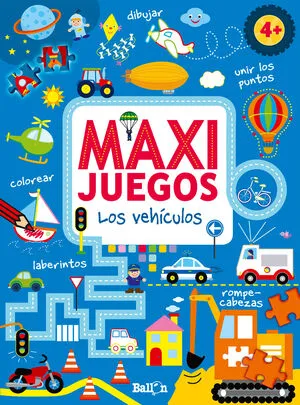 Portada de Maxi juegos - los vehículos +4