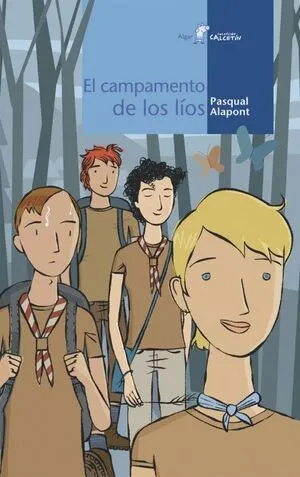 Portada de Calcetin azul. Campamento de los líos
