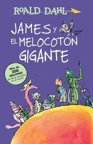 Portada de James y el melocoton gigante