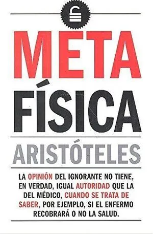 Portada de Metafísica