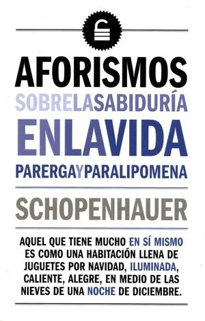Portada de Aforismos sobre la sabiduria en la vida