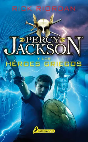Portada de Percy jackson y los héroes griegos