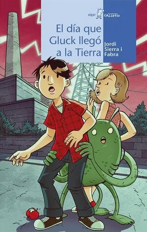 Portada de Calcetin azul. Dia que gluck llegó a la tierra