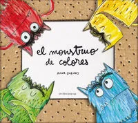 Portada de El monstruo de colores, un libro pop-up