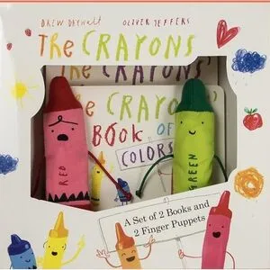 Portada de The crayons: A set of books and finger puppets