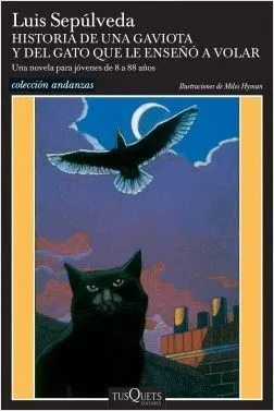 Portada de Historia de una gaviota y del gato que le enseño a volar