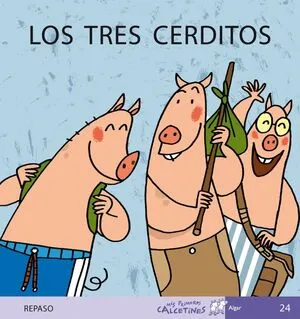 Portada de Primeros calcetines: Los tres cerditos