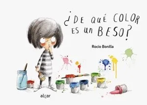 Portada de ¿De qué color es un beso? (Libro carton)