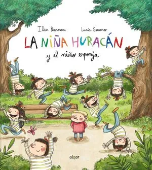 Portada de La niña huracán y el niño esponja