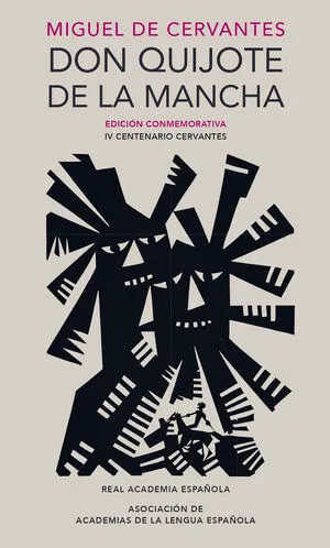 Portada de Don quijote de la mancha (edición conmemorativa de la rae y la asale)