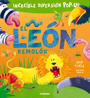 Portada de Increible diversion pop up: El león remolón