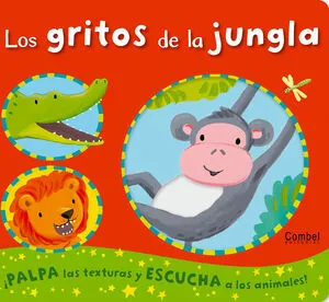 Portada de Los gritos de la jungla (libro con sonidos)
