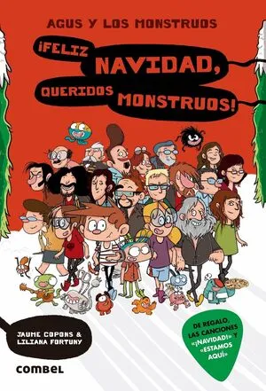 Portada de Agus y los monstruos 9: ¡Feliz navidad, queridos monstruos!