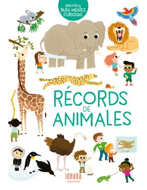 Portada de Biblioteca para mentes curiosas: Récords de animales