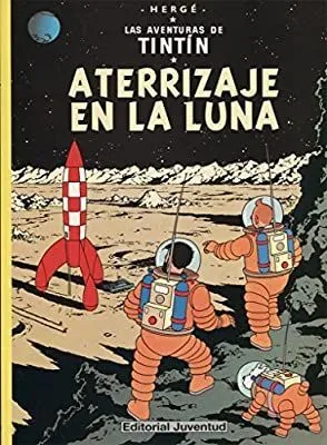 Portada de Tintin: Aterrizaje en la luna (cartoné)