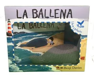 Portada de La ballena - libro y peluche