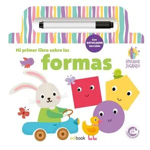 Portada de Aprender jugando libro pizarra formas