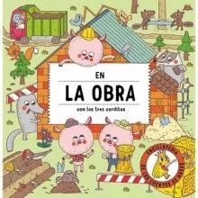 Portada de En la obra con los tres cerditos