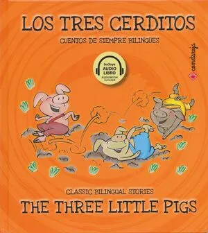 Portada de Los tres cerditos / the three little pigs