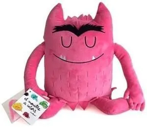 Portada de Monstruo de colores: Peluche rosa