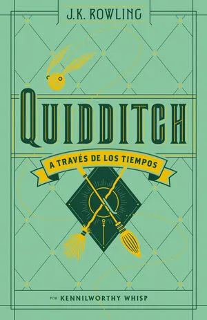 Portada de Quidditch a través de los tiempos (biblioteca de hogwarts)