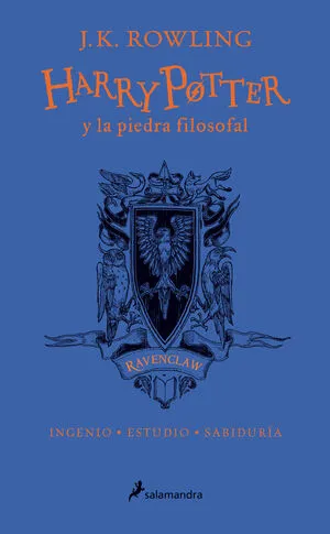 Portada de Harry potter 1: La piedra filosofal (edición ravenclaw del 20º aniversario) (harr