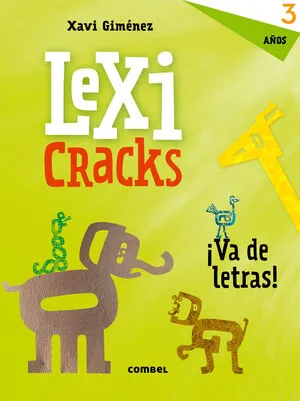 Portada de Lexicracks. Ejercicios de escritura y lenguaje 3 años