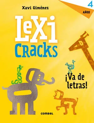 Portada de Lexicracks. Ejercicios de escritura y lenguaje 4 años
