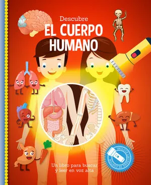 Portada de Descubre el cuerpo humano - libro con linterna