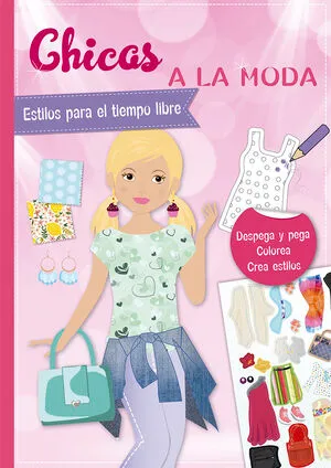 Portada de Pegatinas - chicas a la moda. Estilos para el tiempo libre
