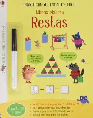 Portada de Restas libro pizarra