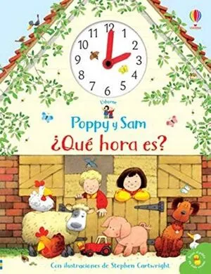 Portada de Poppy y sam ¿qué hora es?