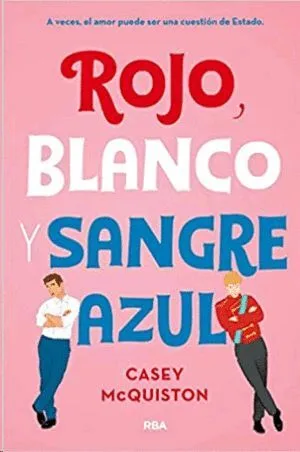 Portada de Rojo, blanco y sangre azul