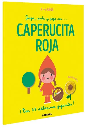 Portada de Juega, pinta y pega con... Caperucita roja