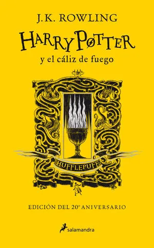 Portada de Harry potter 4: El cáliz de fuego (edición hufflepuff del 20º aniversario) (harry