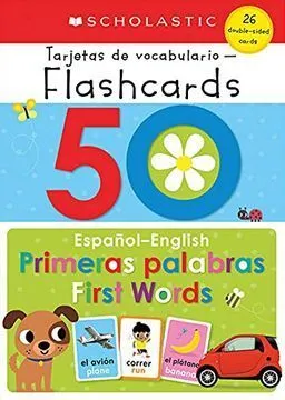 Portada de 50 espanol-english primeras palabras