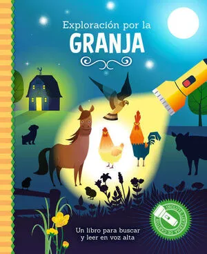 Portada de Exploracion por la granja - libro con linterna