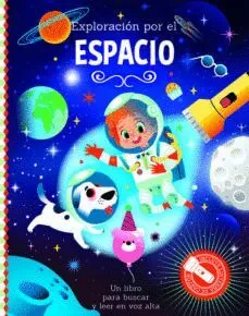 Portada de Exploración por el espacio - libro con linterna