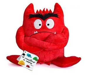 Portada de Monstruo de colores: Peluche rojo