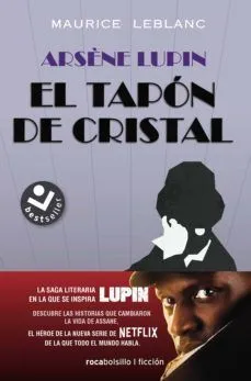 Portada de Arsene lupin. El tapon de cristal