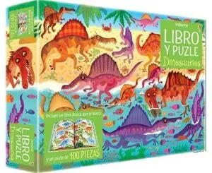 Portada de Dinosaurios libro puzzle