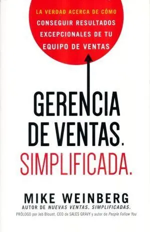 Portada de Gerencia de ventas. Simplificada