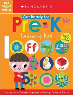Portada de Get ready for pre-k learning pad: Scholastic early learners (learning pad)
