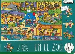 Portada de Puzles caja divertida: En el zoo cpu009