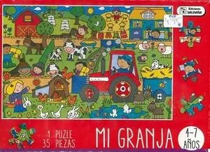 Portada de Puzles caja divertida: Mi granja cpu009