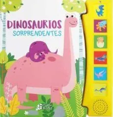 Portada de Dinosaurios sorprendentes (libro con sonidos)
