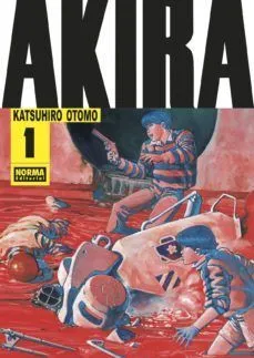 Portada de Akira edicion original b/n 1