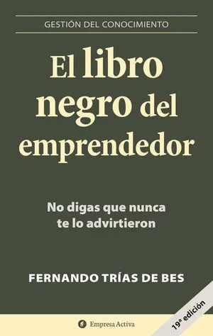 Portada de Libro negro del emprendedor
